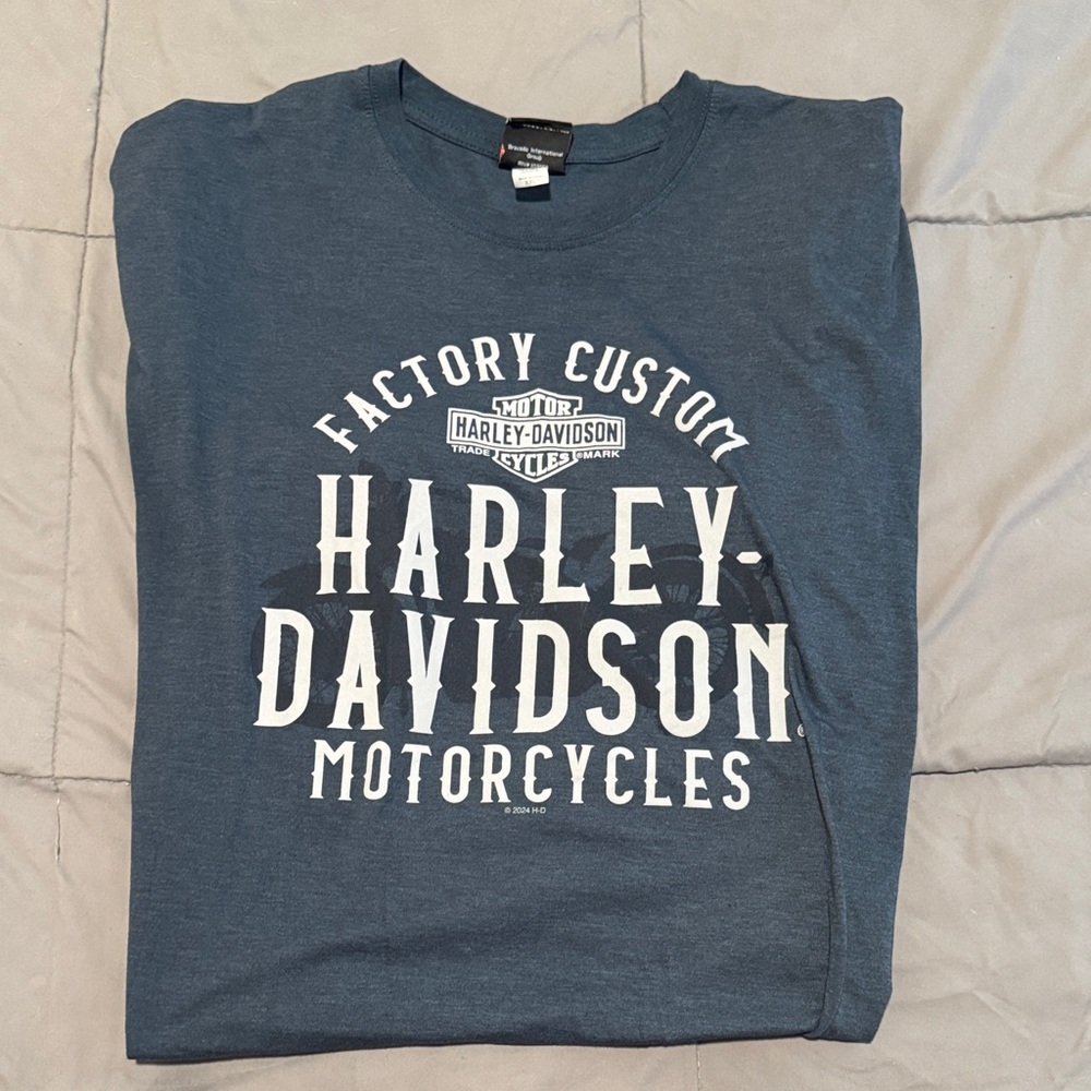 Harley-Davidson Gray Long Sleeve Tee